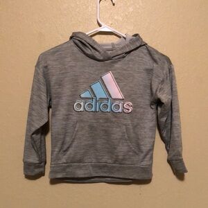 Adidas Kids Gray Hoodie
